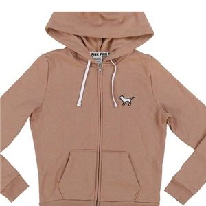 PINK Victoria's Secret Light Brown Hoodie